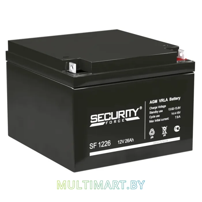 Аккумулятор для ИБП Security Force SF 1226 (12В/26 А·ч)
